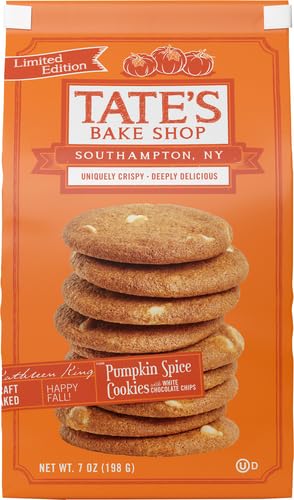 Tate’s Bake Shop Pumpkin Spice Cookies – 7 oz Bag
