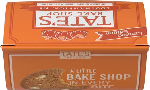 Tate’s Bake Shop Pumpkin Spice Cookies – 7 oz Bag