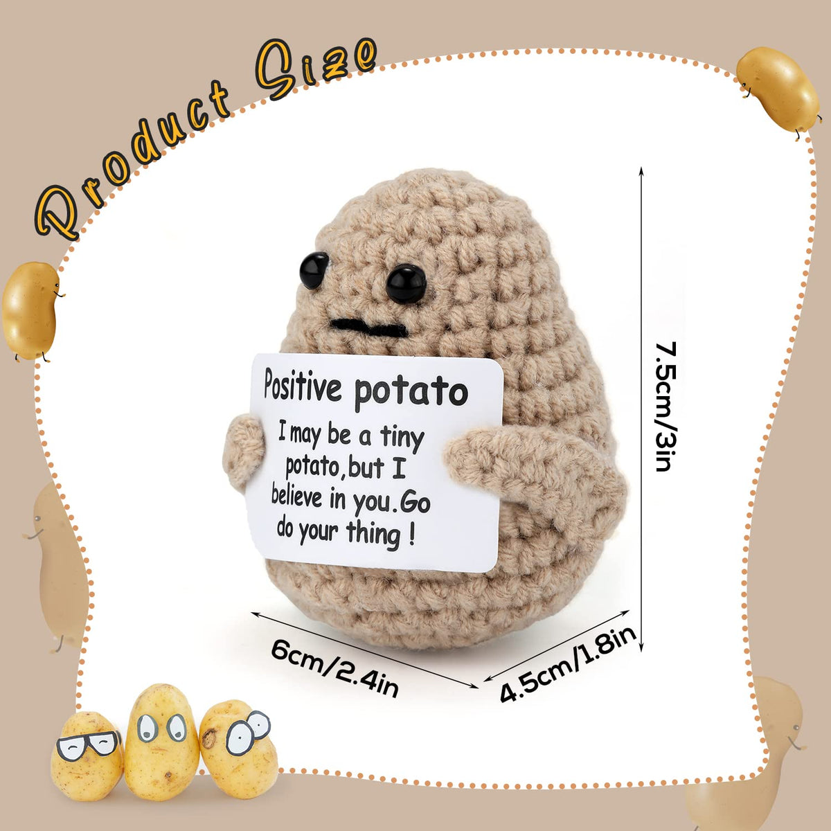 Knitted Encouragement Doll – A Tiny Companion with a Big Heart