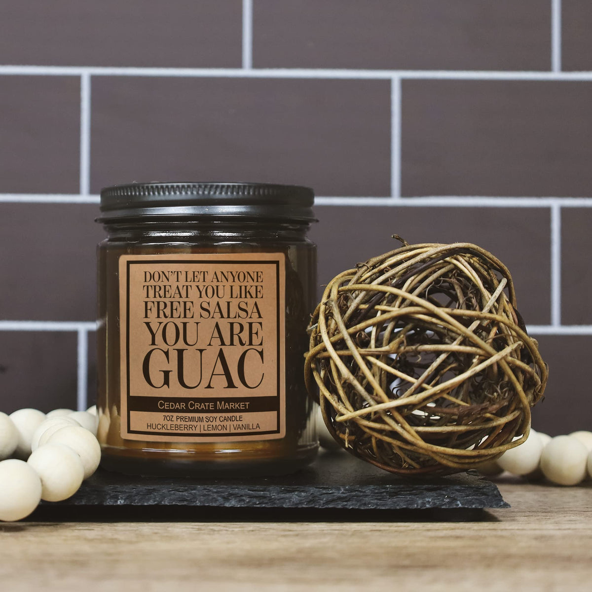 Wild Huckleberry Scented Soy Candle – Hand-Poured Friendship Gift