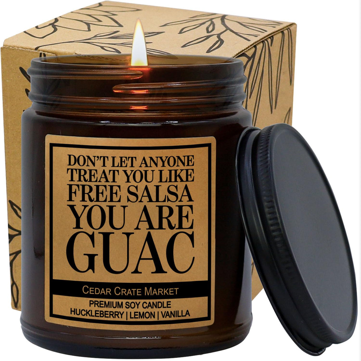 Wild Huckleberry Scented Soy Candle – Hand-Poured Friendship Gift