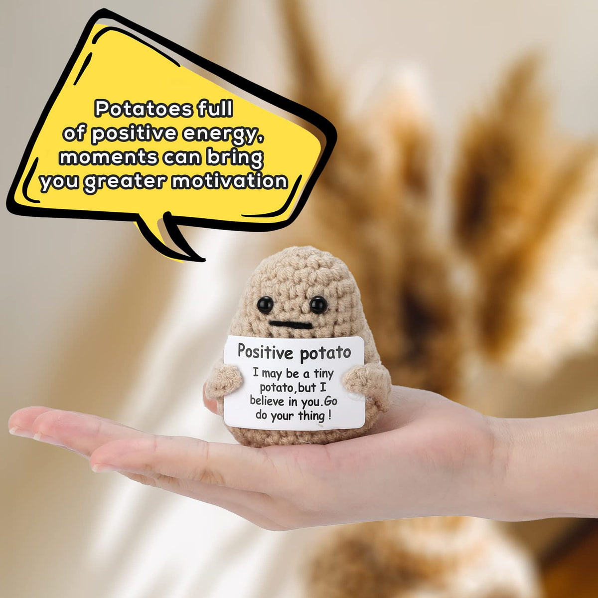 Knitted Encouragement Doll – A Tiny Companion with a Big Heart