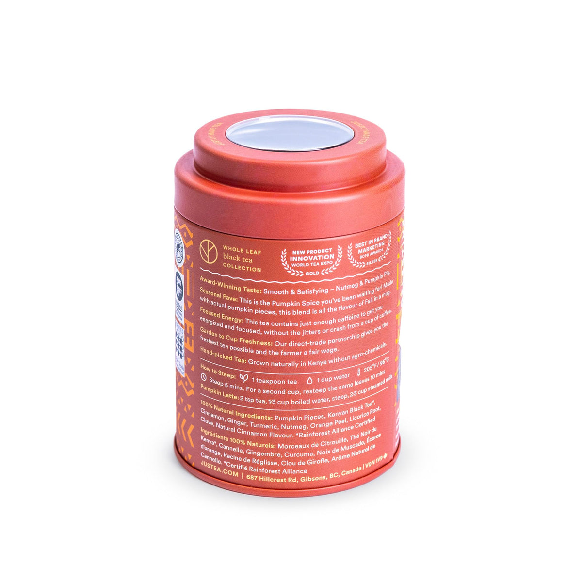 Organic Pumpkin Pie Loose Leaf Tea – 4.2 oz
