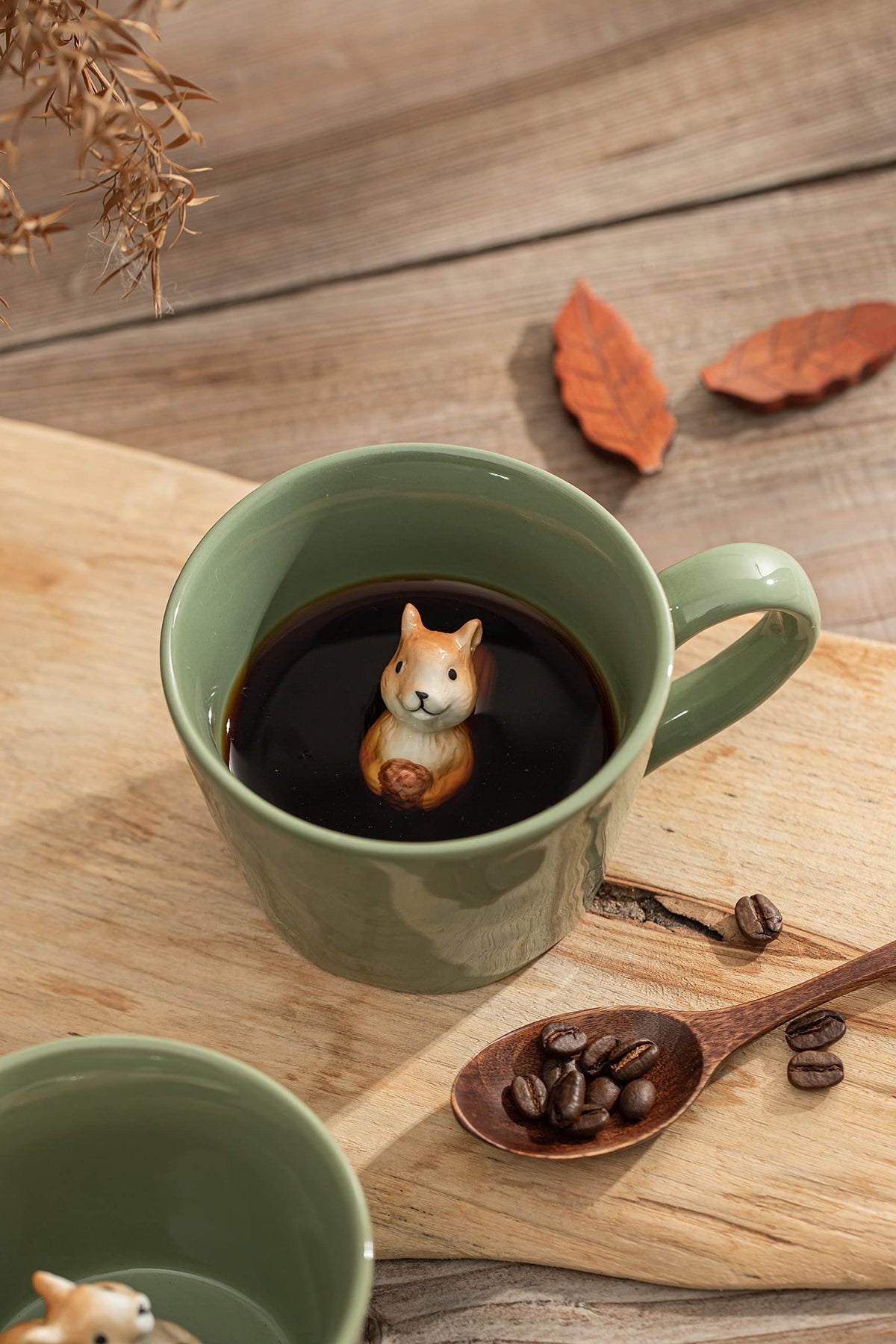 3D Squirrel Ceramic Mug – Whimsical & Heartwarming Design