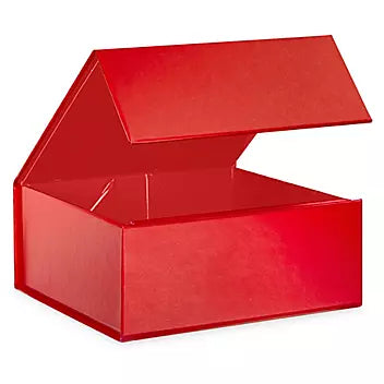 Gift Box Red Glossy Magnetic Lid