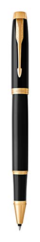 Luxury Black Gold Trim - Fine Point Black Ink