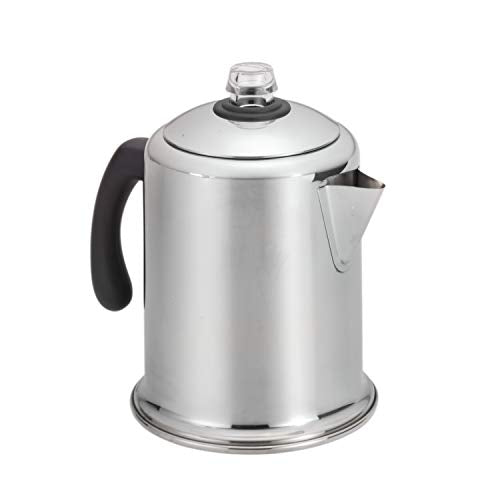 Classic Yosemite Stainless Steel Coffee Percolator - 8 Cup, Silver