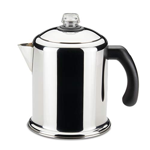 Classic Yosemite Stainless Steel Coffee Percolator - 8 Cup, Silver