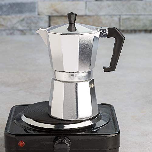 Aluminum Espresso Maker - For Bold, Full Body Espresso