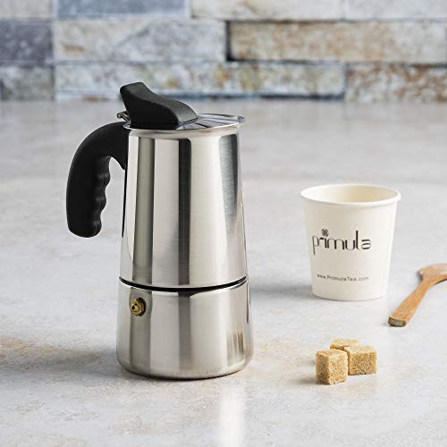 Primula Stainless Steel Stovetop Espresso Coffee Maker, 4-Cup