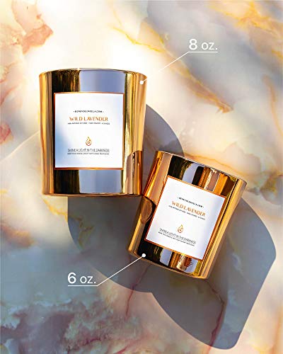 Premium Long Burning Candle - Wild Lavender