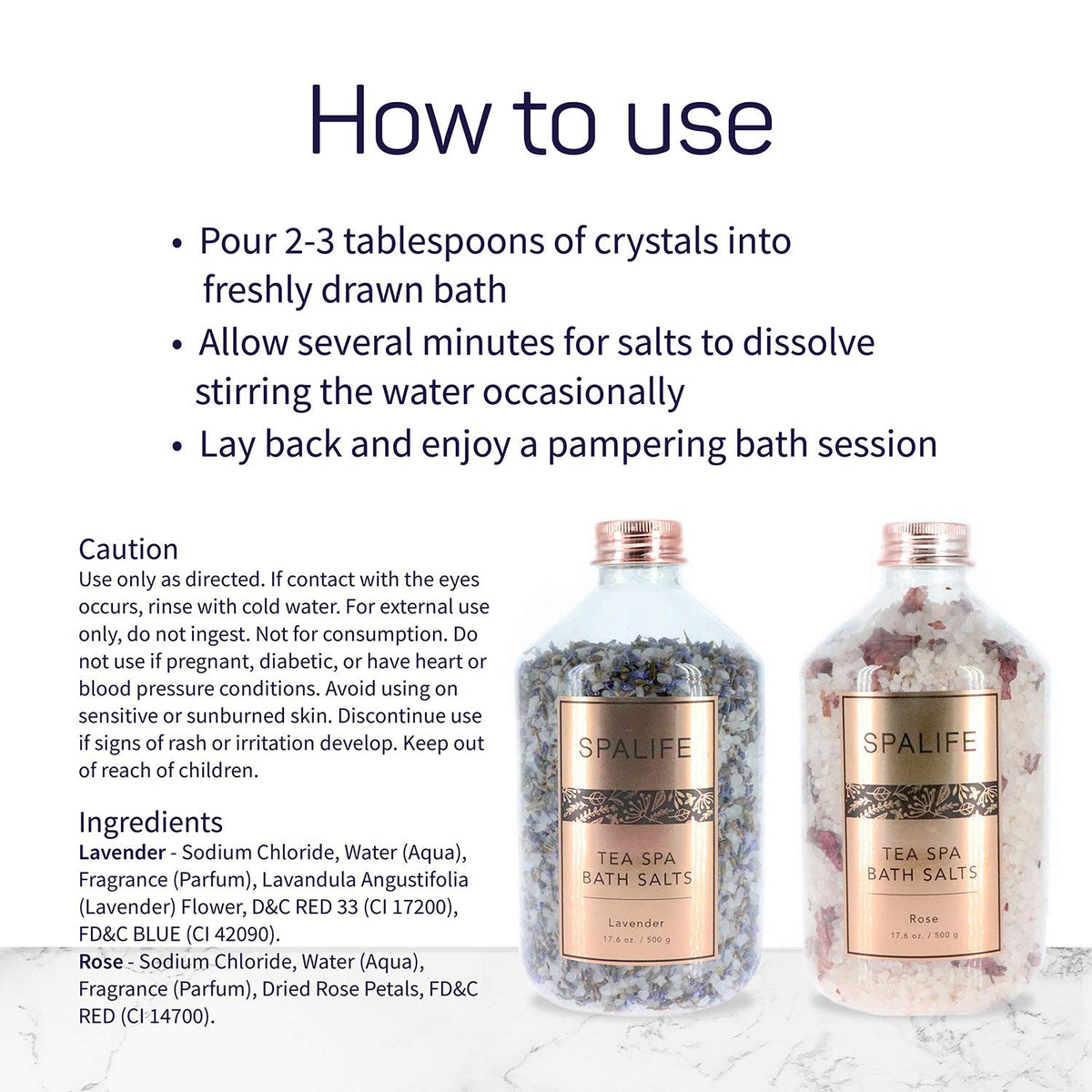 Soothing Petal-Infused Effervescent Mineral Bath Salts