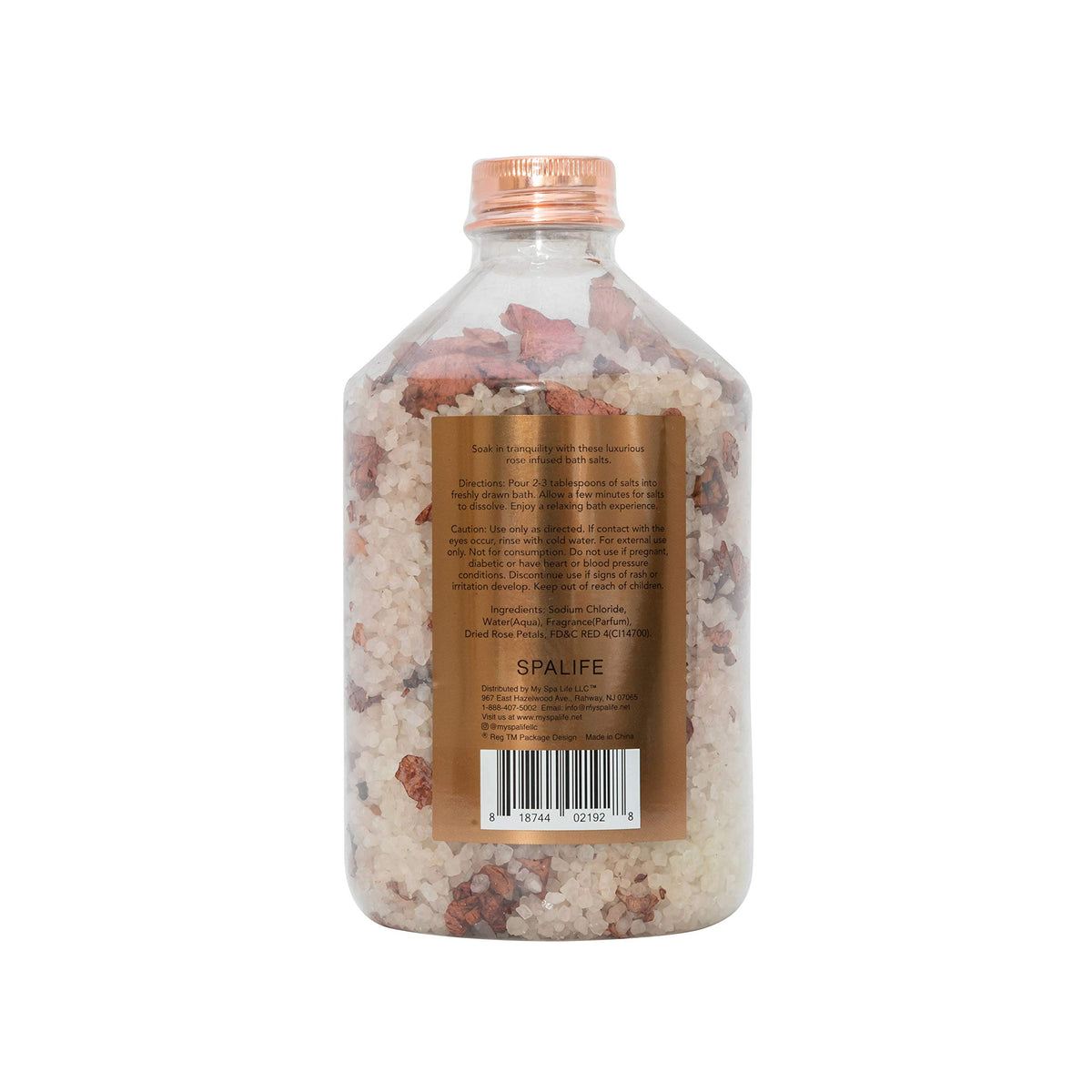 Soothing Petal-Infused Effervescent Mineral Bath Salts